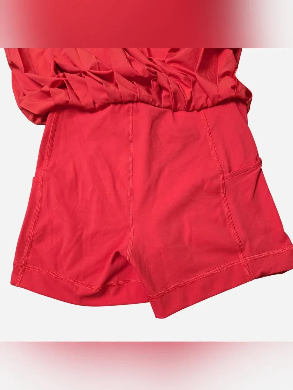 lululemon athletica Cherry Pink Pleated Skater Skirt